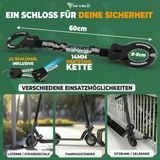 Mivelo Handschellenschloss für E-Scooter & Fahrrad inkl. Lenkertasche