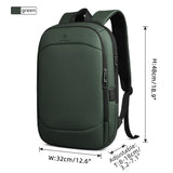 NNEOBA Expandable 17.3 Laptop Backpack Green