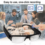 1080P HD Mini Camera Glasses Wearable DVR Video Recorder Black