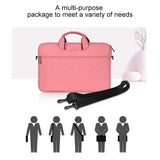 NNEDSZ Hidden Portable One-shoulder Handbag for 14.1 Laptops - Waterproof Oxford Cloth - Black
