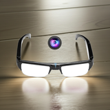 1080P HD Mini Camera Glasses Wearable DVR Video Recorder Black
