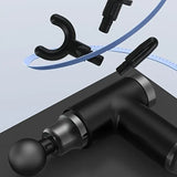 1pc Portable Mini Massage Gun - Deep Tissue Muscle Massager (Black)