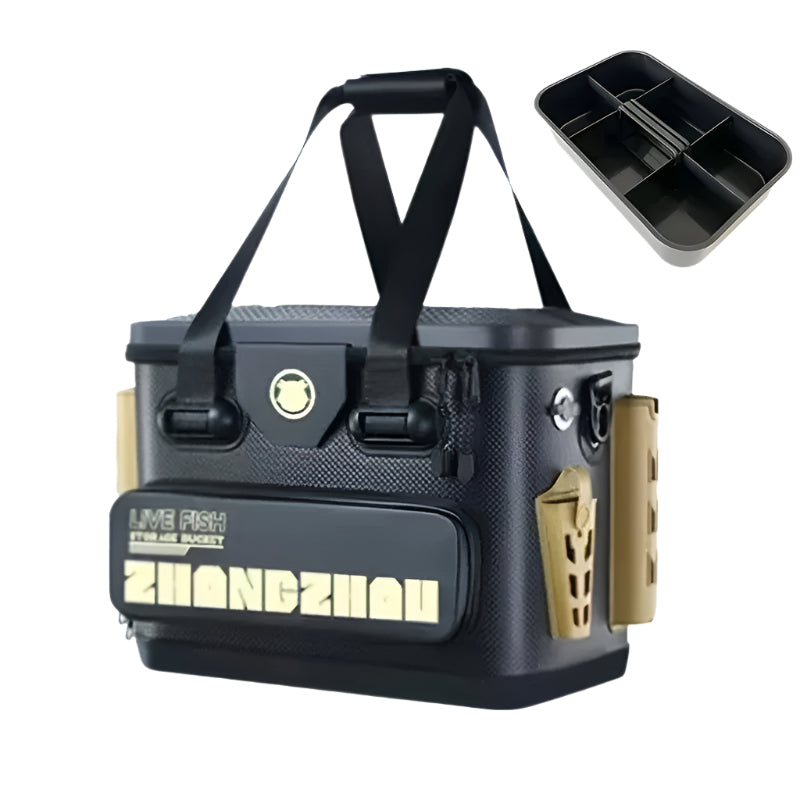 Fishing Barrel EVA Live Fish Storage Box-0
