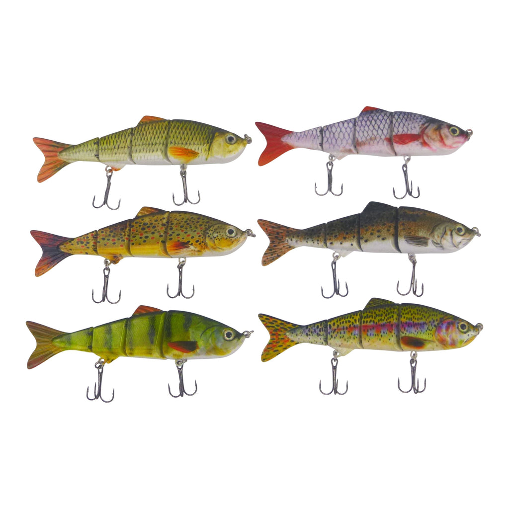 Finesse Naturals 4 Segment Swimbait, 110mm, Redfin-1