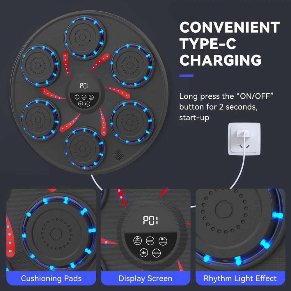 NNETM Smart Wireless Wall Boxing Machine with Gloves