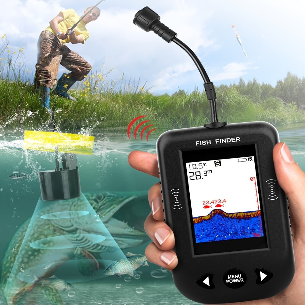 Fish Finder Sonar with Wired Transducer-2