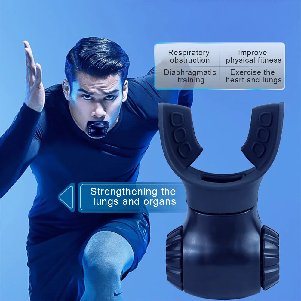 NNEOBA  Exerciser Breathing Trainer Lung Adjustable Resistance - 4 pcs