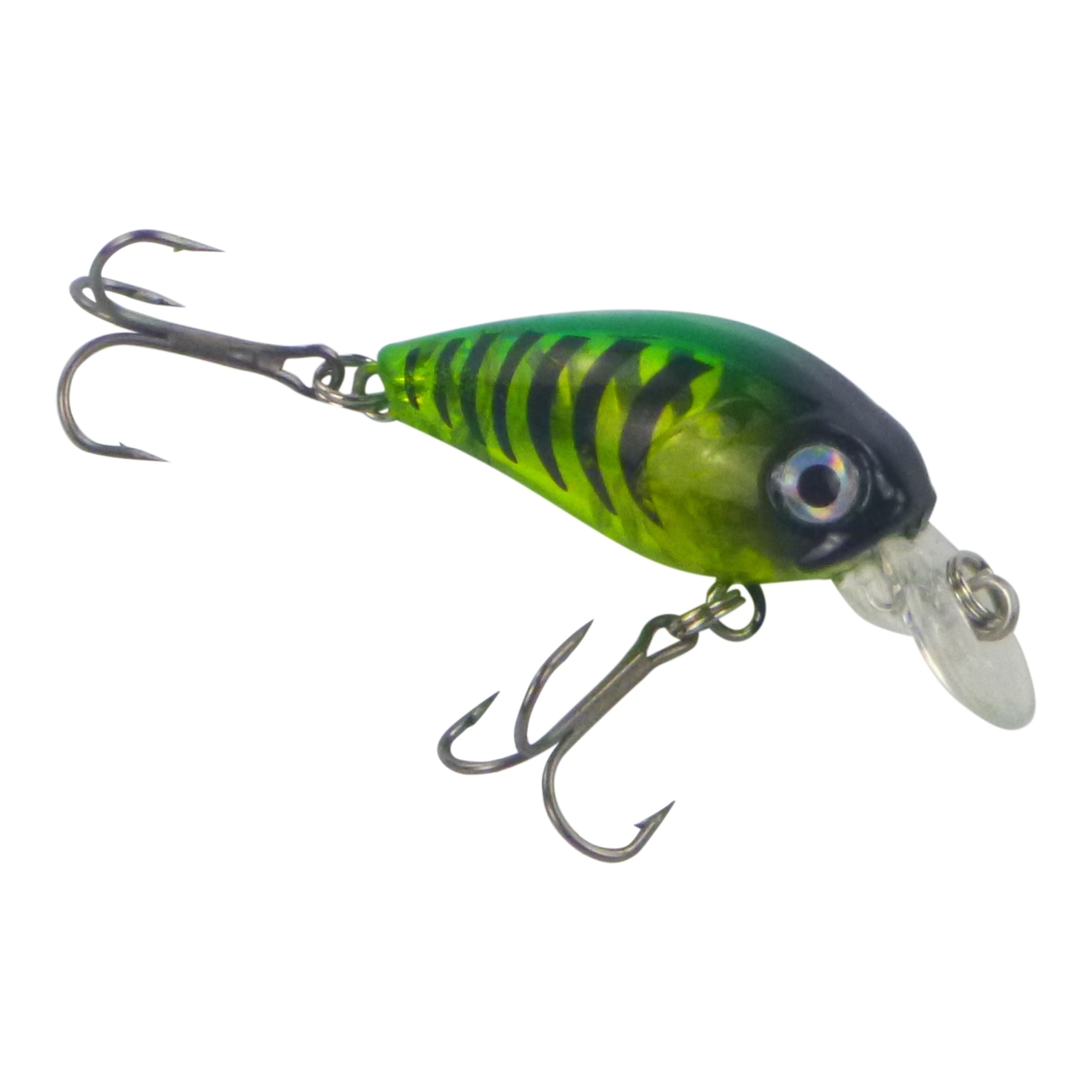Finesse Chisana Crankbait, Green Bandit, 45mm-0