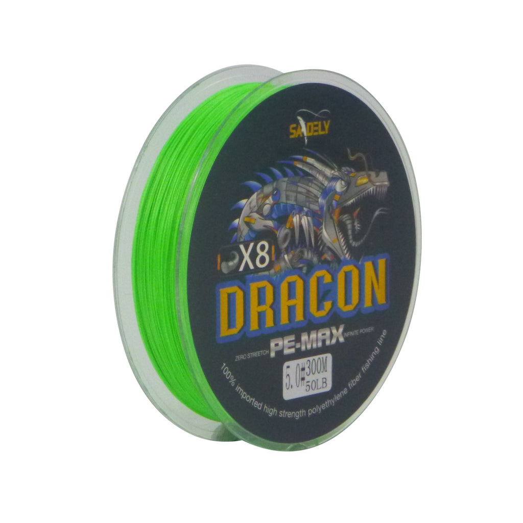 Samdely Dracon X8 Braid, Green, #1.0, 15lb, 300Mtr-0