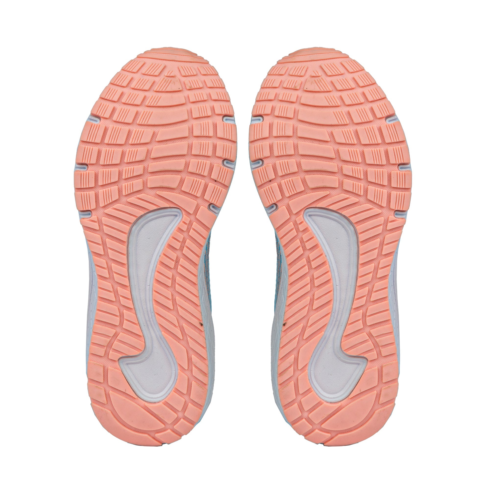 Inta Girls Runners - Blue/Pastel Peach Lace