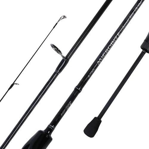 2.2M Fast Action Spinning Rod Light Carbon Lure Rod Black-0