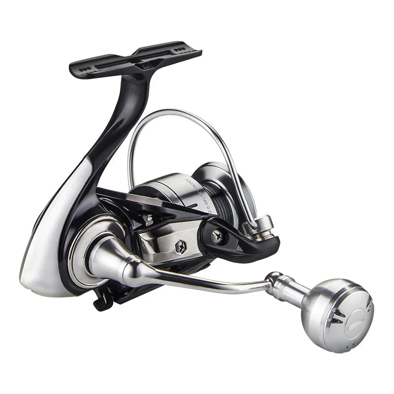 NNEOBA 7000 Series Saltwater Spinning Reel 5KG Drag Silver-0