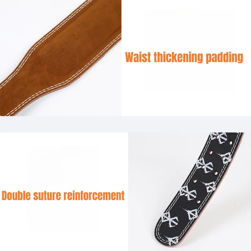 NNEOBA Weightlifting Waist Belt - Fitness Squatting Support for Men and Women