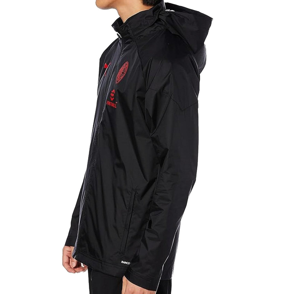 AC Milan black soccer training rain jacket 2023/24 - Puma