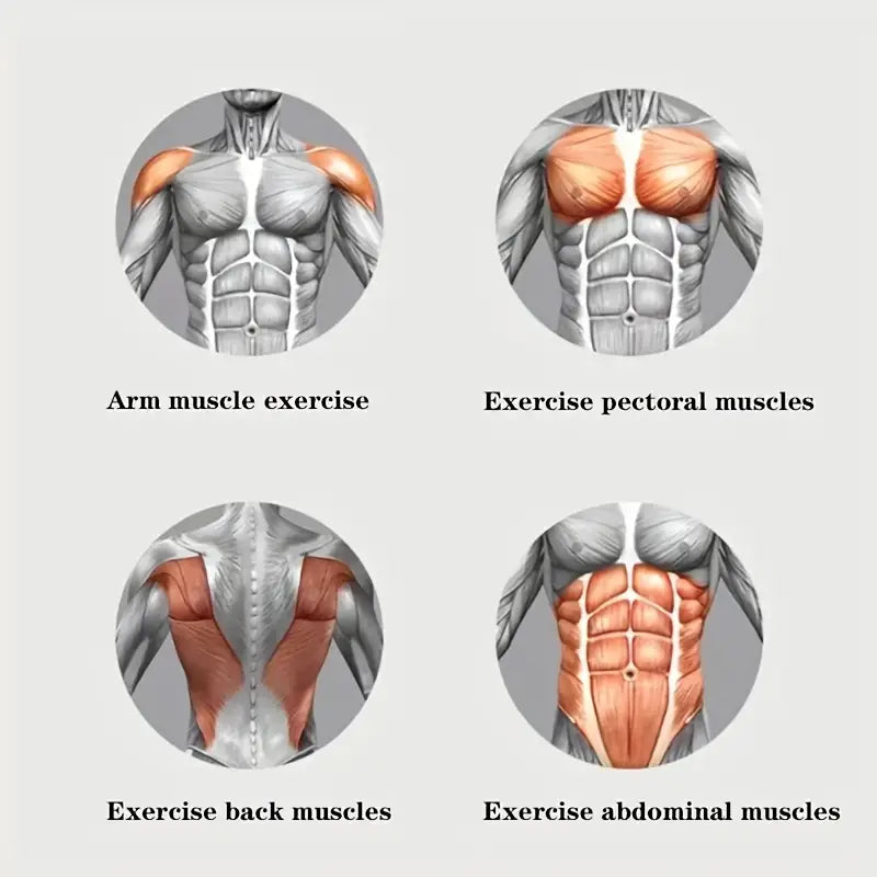 NNETM Silent Abdominal Muscle Training Roller - Automatic Rebound Ab Wheel