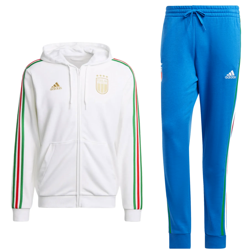 Italy Casual 3S hooded presentation tracksuit 2024/25 - Adidas