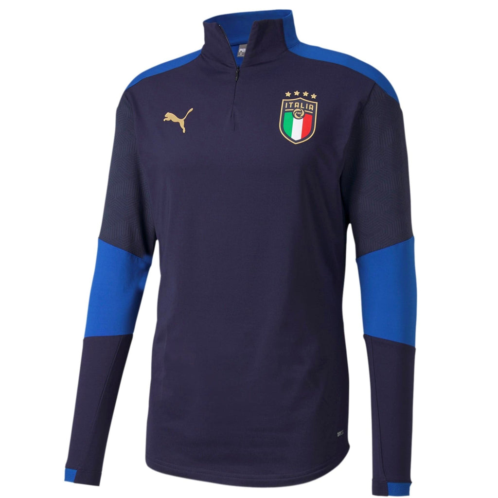 Italy soccer team technical training sweatshirt 2020/21 navy - Puma