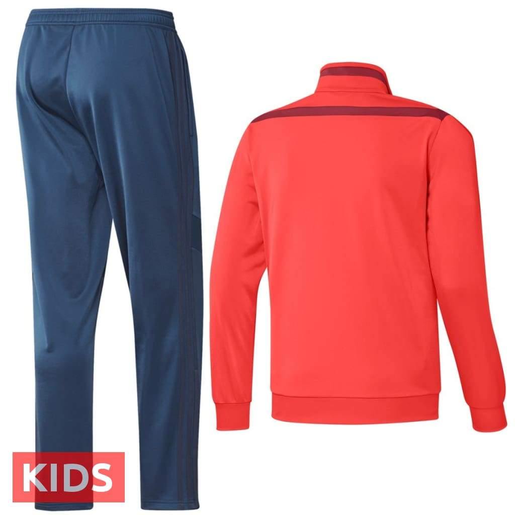 Kids - Bayern Munich training bench Soccer tracksuit 2019/20 - Adidas