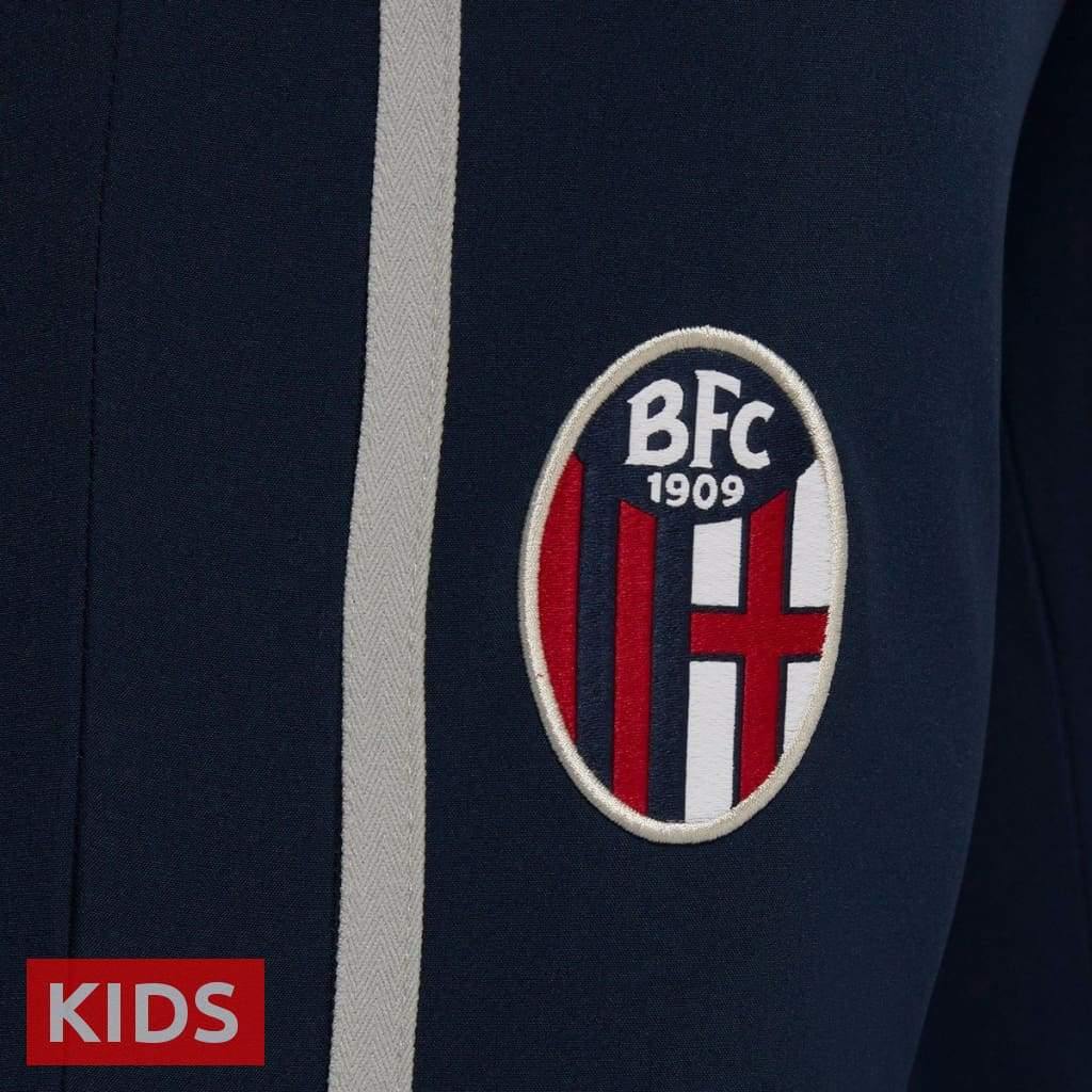 Kids - Bologna FC navy presentation soccer tracksuit 2018/19 - Macron