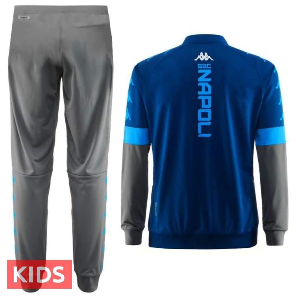 Kids - SSC Napoli UCL presentation soccer tracksuit 2019/20 - Kappa