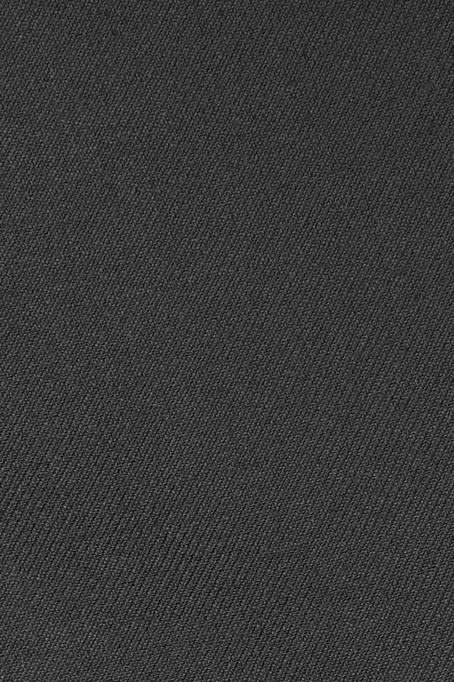 "Logan" Black Luxury Wool Blend Tuxedo Pants