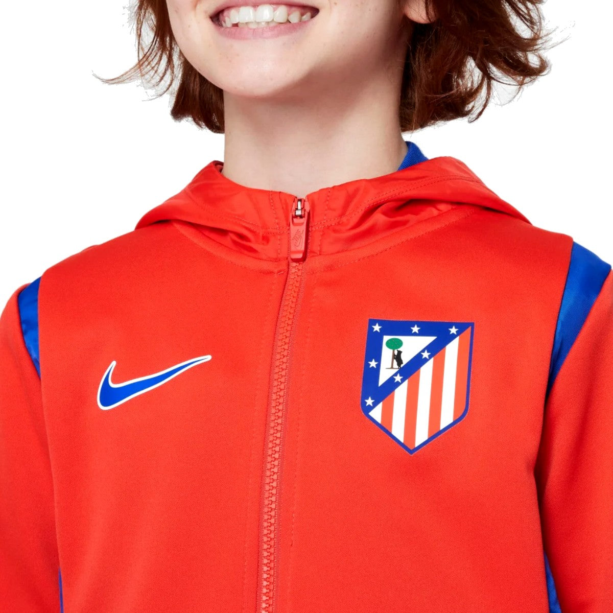 Kids - Atletico Madrid woven presentation tracksuit 2024/25 red/blue - Nike