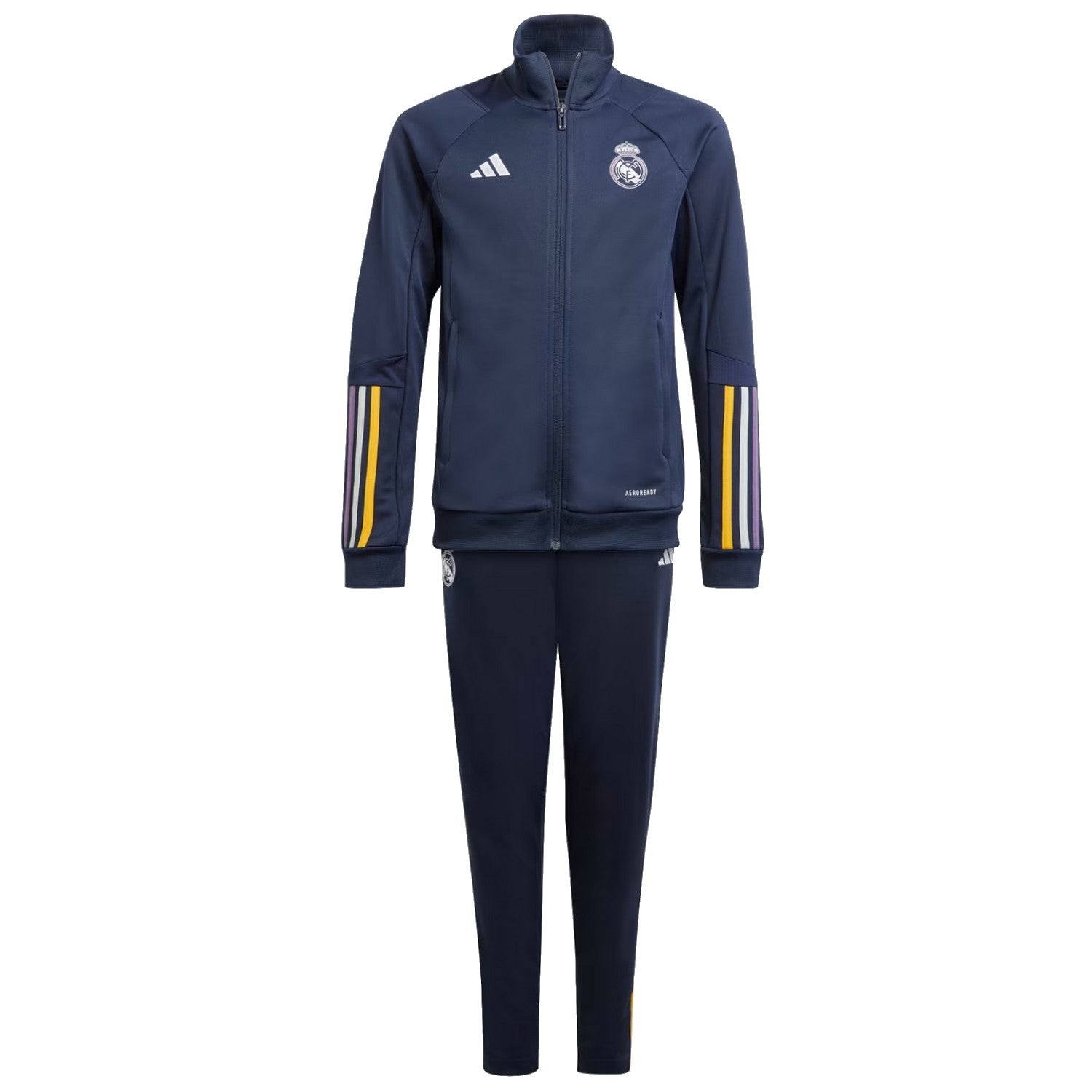 Kids - Real Madrid training presentation tracksuit 2023/24 - Adidas