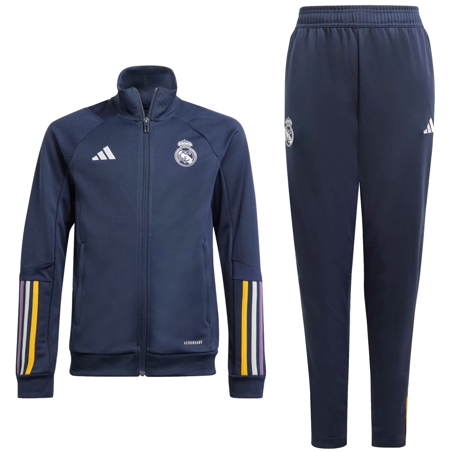 Kids - Real Madrid training presentation tracksuit 2023/24 - Adidas