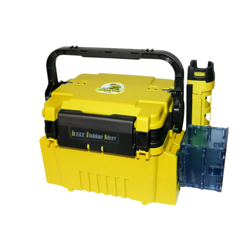 NNEOBA Multifunction Fishing Tackle Box with Rod Holder-0